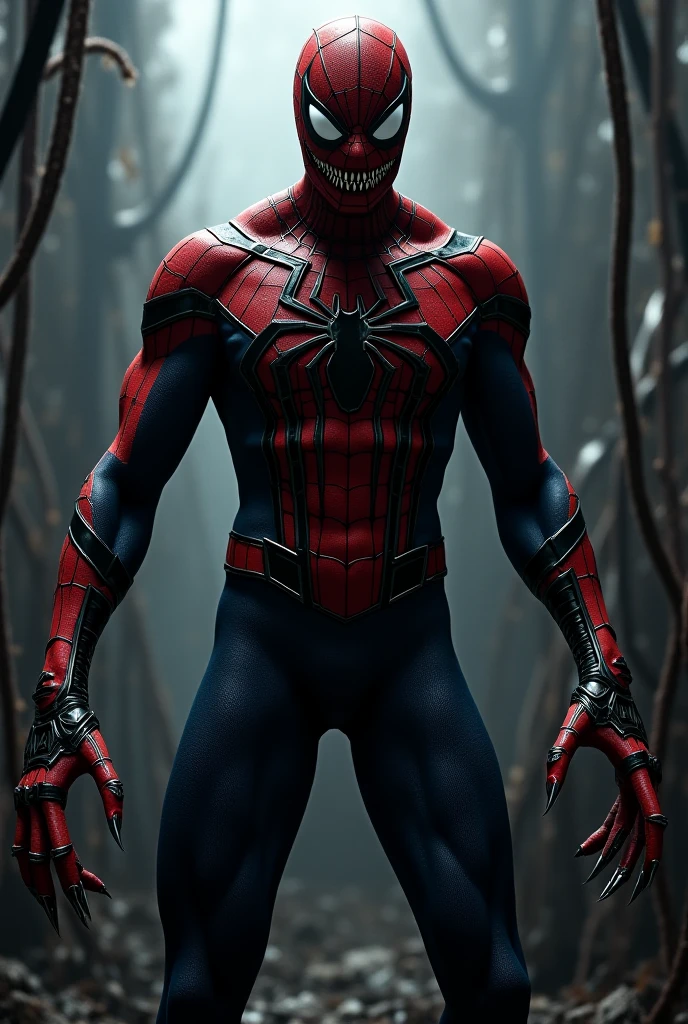 Venom versus spiderman (detailed)