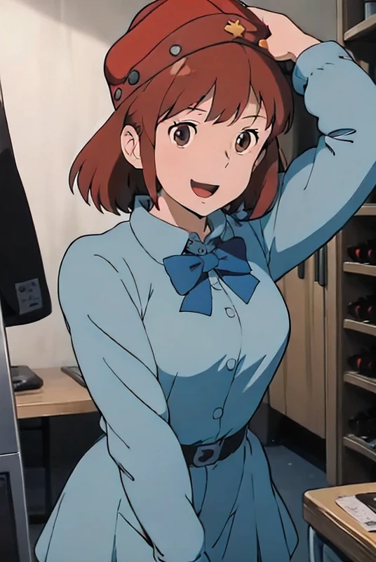 Anime image of a man wearing a wine drinking hat and bow tie, happy!!!, hyper details!!, realistic!!, (software) Watch Safe Workplace, details!!, 8k!!, hq very details, realistic schoolgirl, Zero-chan, HD Screenshots,