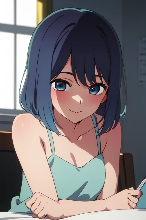 (Highest quality:1.4、masterpiece:1.4、Super detailed:1.4、8K:1.4)、(bikini、Big eyes、Very cute face)、F cup bust、Medium breast、Soft Breasts、very dark room、A room without windows、Mirror finish、Surprised expression