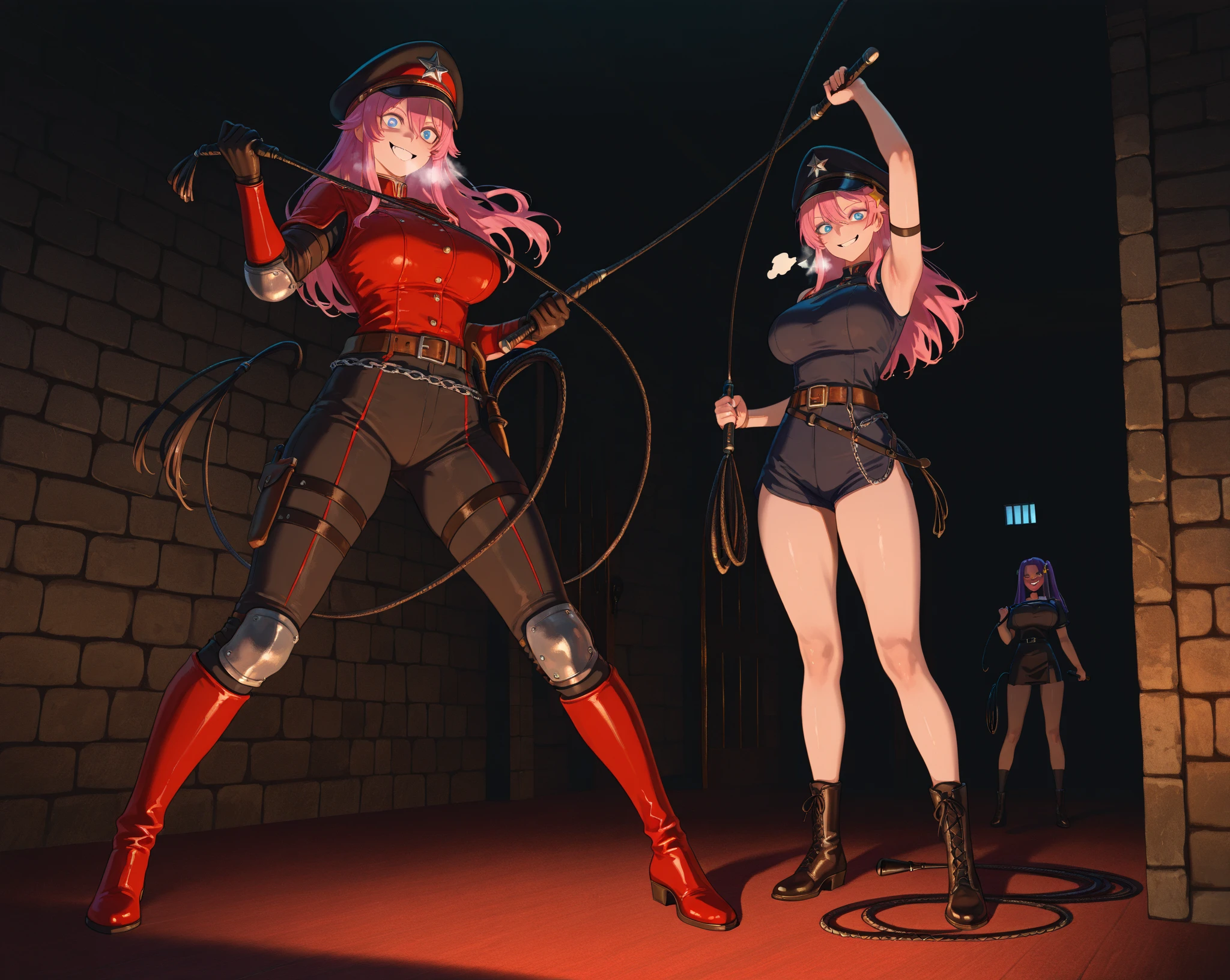 (masterpiece:1.2, best quality), (real picture, intricate details), (1lady, solo, multicolored hair, curvy upper body, big tits:1.2), ((NSFW)), ((character design sheet, Infographic drawing, Multiple sexy poses, white background:1.2)), ((full body view, multiple sex positions, vaginal sex:1.4)) illustration,Catalogue of sex slaves,1girl, thick thighs, ((detailed face, view from multiple angles:1.2)), the clothes are red and gold ar:avant-garde,avant-garde,Experiment with appearance:curlies,Dramatic makeup,Unconventional fashion choice behavior:rebelliousness、non-conformist、Provocation location:demon eyes,urban art district、Underground music venues Hobbies:Participation in punk shows、creating mixed media art、Try different subcultural values:individuality、Reality、Creative expression of inspiration:goth artmusic、Counterculture icons,Avant-garde art movement character traits:boldness、boldness、act outside the box