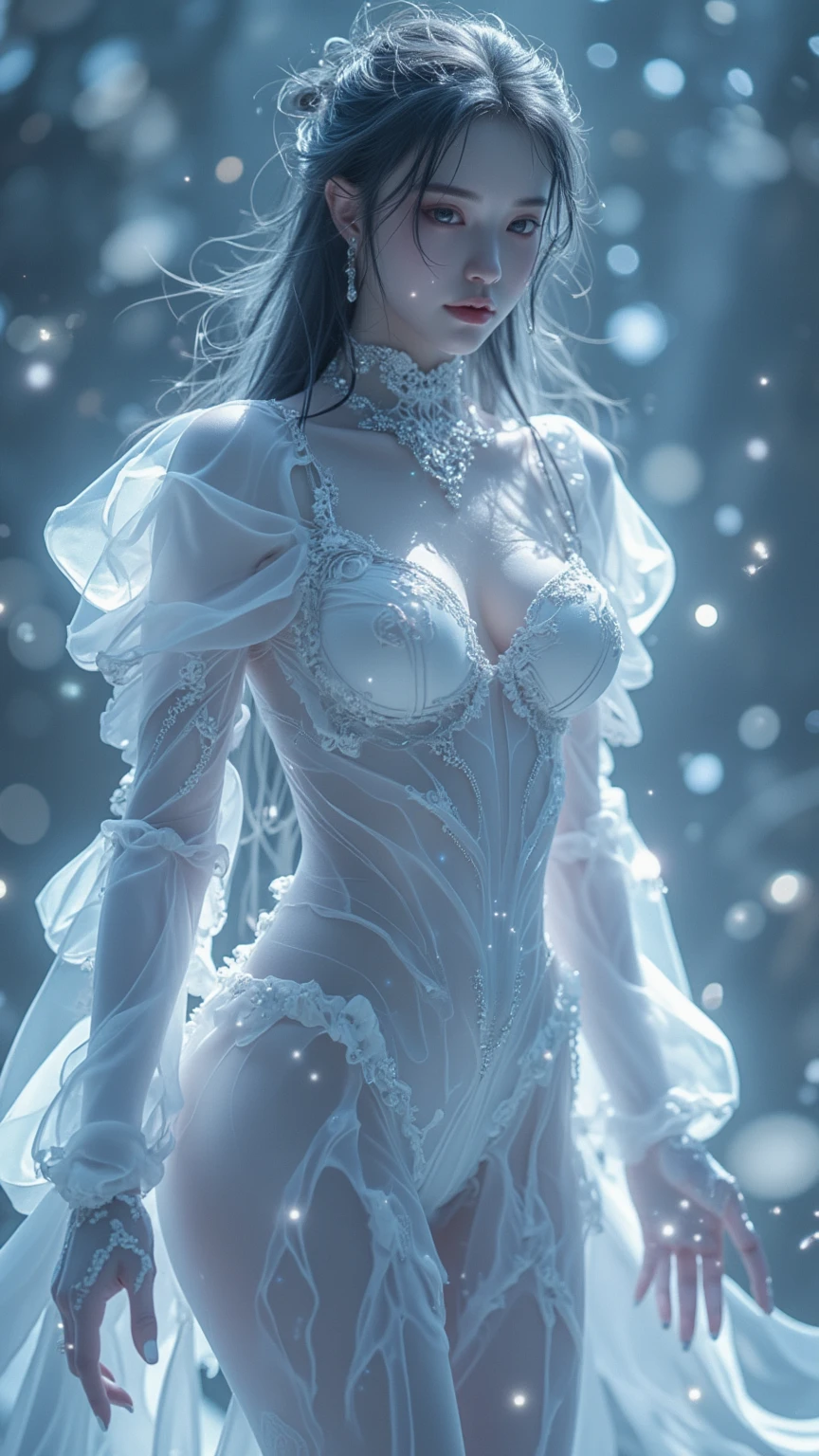 (best quality,4k,8k,highres,masterpiece:1.2),ultra-detailed,(realistic,photorealistic,photo-realistic:1.37),beautiful and aesthetic,1girl,solo,extremely detailed,fractal art,colorful,highest detailed,illustration,sharp focus,vibrant colors,ethereal,flowing lines,mesmerizing patterns,organic shapes,breath-taking composition,explosive vibrancy,luminous hues,striking visual impact,wisps of light,dynamic movement,delicate textures,emotional expression,transcendent beauty,surreal atmosphere,divine aura,otherworldly essence,perfect balance,dreamlike state,splendor of nature,mysterious energy,intricate details,harmony of colors,spellbinding visual journey,ethereal presence,pure elegance,unforgettable masterpiece