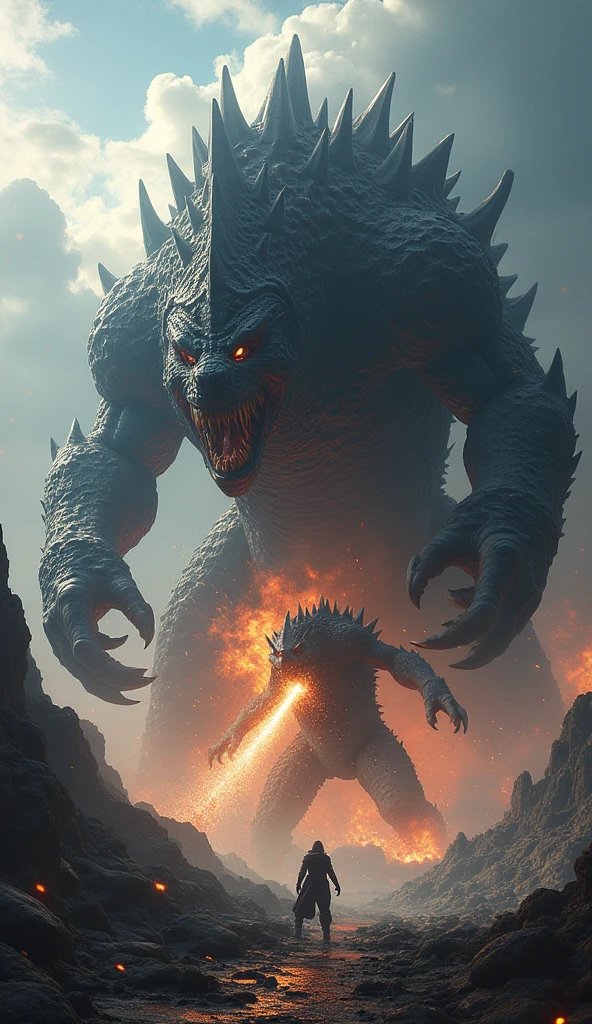 Trever henderson monster
(Looks)-godzilla (horror)
(Size) 50 foot, 60 foot (feet)
(Unique features) claws, toxic skin, boiling hot breath
(Name) Phantom weaverI