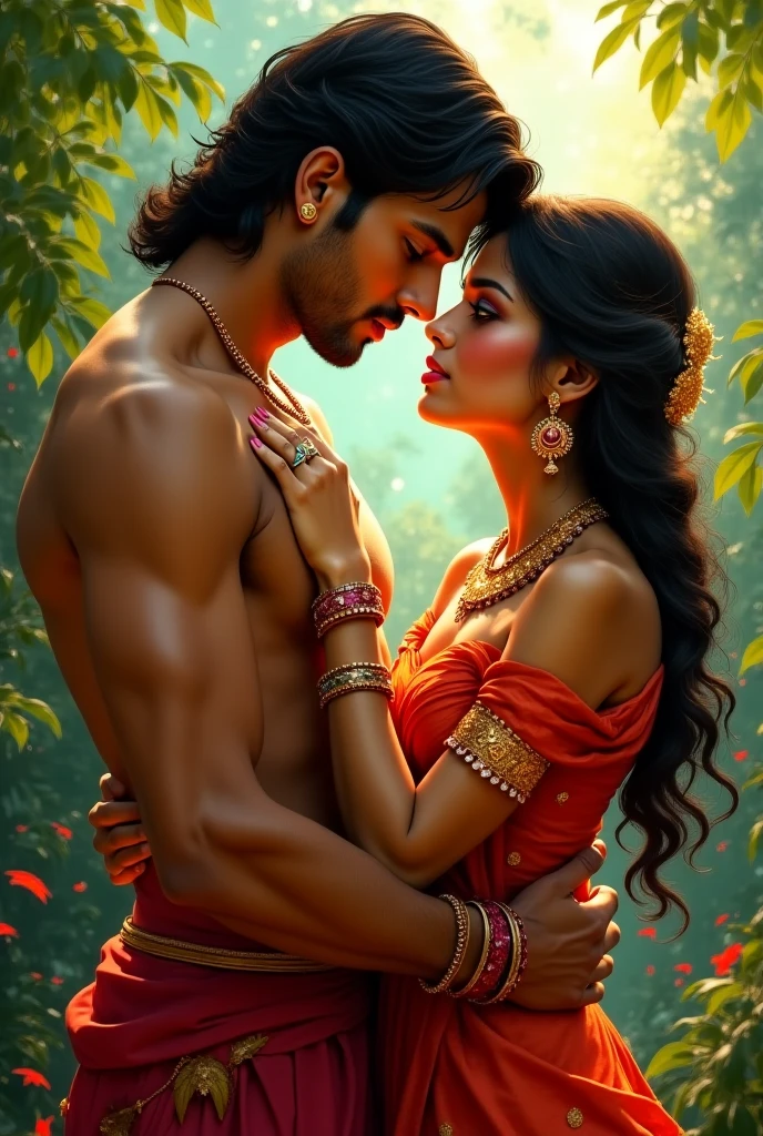 एक 18 वर्ष का लड़का है उसके छाती पर ashish लिखा हुआ है और उसके कलाई पर राखी बांध रही है एक लड़की