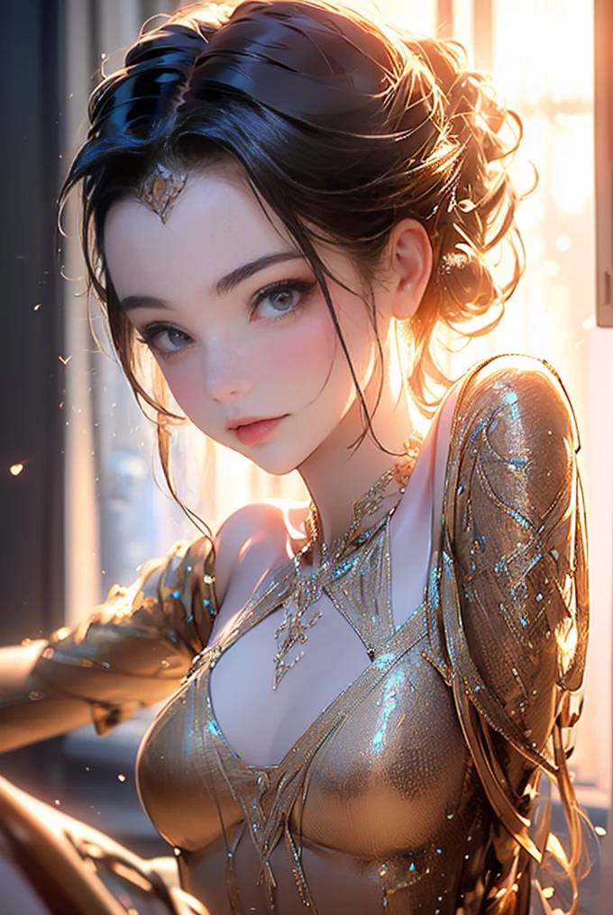 masterpiece, best quality, high quality, High definition, High quality texture, High quality shadow, high detail, realistic, Cinematic Light, sidelighting, Lens Flare, Ray tracing, sharp focus,