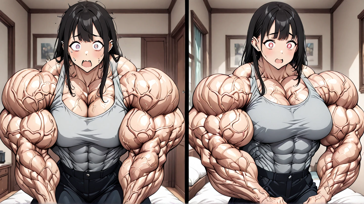 (best lighting) , (Extremely complex and detailed) , 4K unified, (Super detailed CG: 1.2) , (8k: 1.2),(original), (masterpiece) , (best quality),(masterpiece:1.4),Anime-like high quality,(masterpiece),masterpiece, Super clear picture quality，clearer than，（delicate face）best quality, absurd,((peace master, 4k, 8k, Yes, high resolution))1个girl, female student，,(beautiful bass),((Bodybuilders:1.6))(girl)（back view:1）,(((Upper body:1)))Upper body，Completely naked，，The lens is on the back，Back close-up，Close-up of back muscles，at home，in the room，boots(((back view:1)))(((Upper body:1)))Behind the lens，The perspective is behind the scenes((((back view:1)))) ((((back view:1)))) ((((back view:1))))Buttocks，big ass，超big ass，Strong glutes