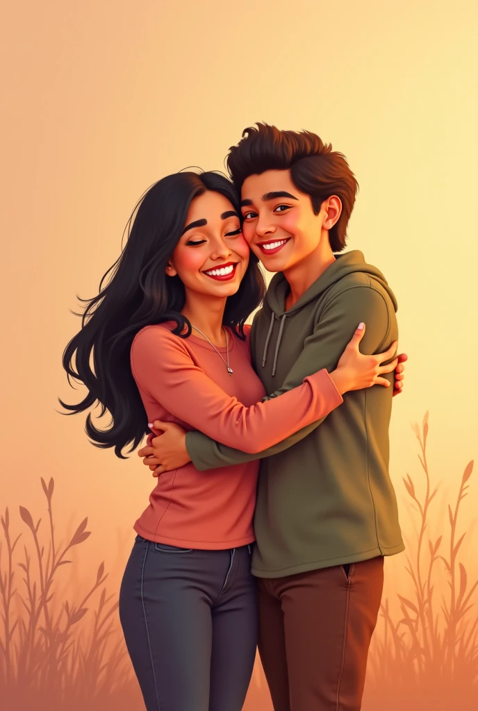 Two friends with their name Ceci and Gonzales