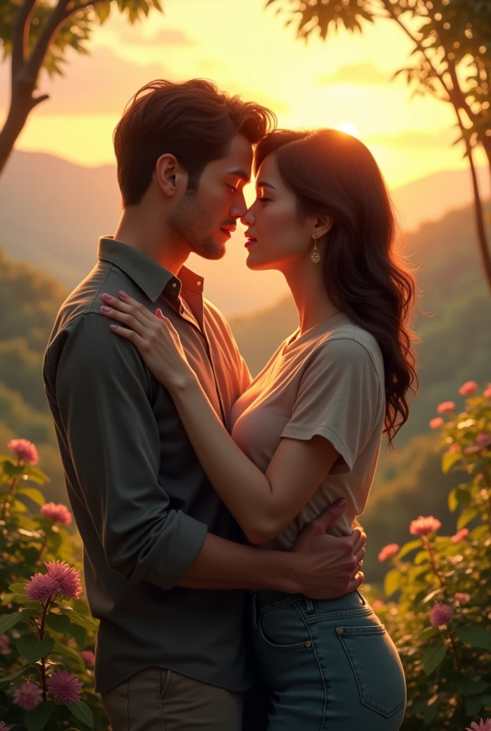 A couple having love
