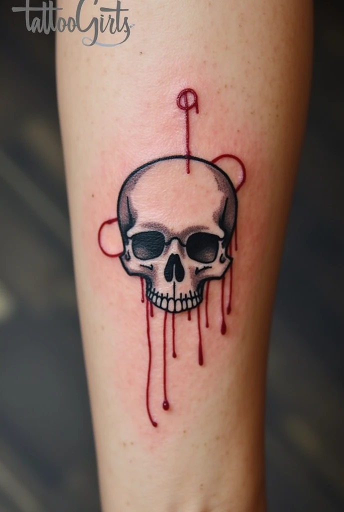 tattoo with the name Éder that refers to 90s rock in Brazil