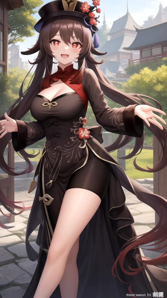 HuTaoV4, (Beautiful,Huge_Breasts:1.3),
BREAK
, 1girl, solo, Standing in the garden, full body, full figure,
BREAK
, in Garden background, garden, 
BREAK
, HuTaoV4
BREAK
, official art, extremely detailed CG unity 8k wallpaper, perfect lighting, Colorful, (best_quality:1.0), ultra high res,4K, ultra-detailed, 8K, HDR, high resolution,  absurdres:1.2, film grain, blurry background, (vibrant_color:1.2), (beautiful_face:1.5), (narrow waist),