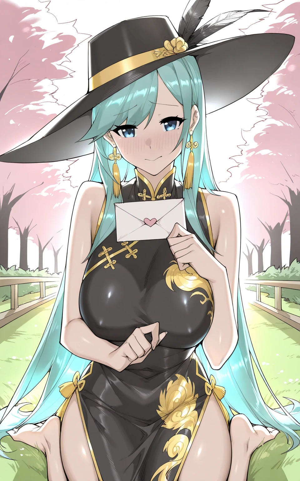 (masutepiece, of the highest quality, Best Quality, Official art, Beautiful and aesthetic:1.2), (1girl in:1.3), (Fractal Art:1.3), The card, tarot, Green hair, Twin braids, Hair Flower, (good lighting:1.1), ((hight resolution)), Tarot card style