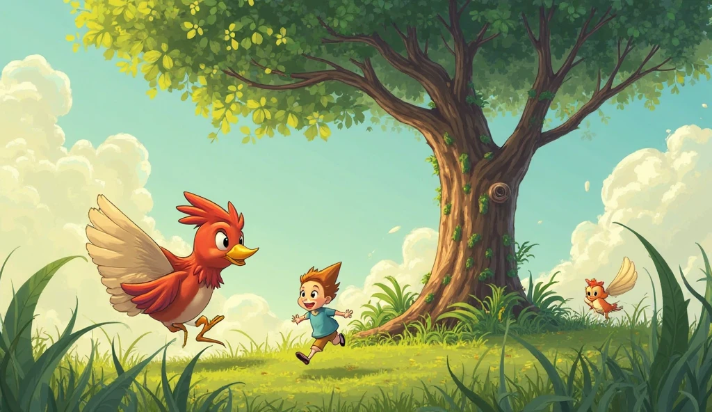 cartoon of a group of children standing in front of a barn, storybook illustrations, storybook illustrations, children illustration, children's book illustrations, children's book illustrations, children's book illustrations, Children's book illustration, children's book illustrations, children's book illustrations, colorful kids book illustration, Children\'s illustration, Storybook illustration, Children's illustration, KIDS ILLUSTRATION