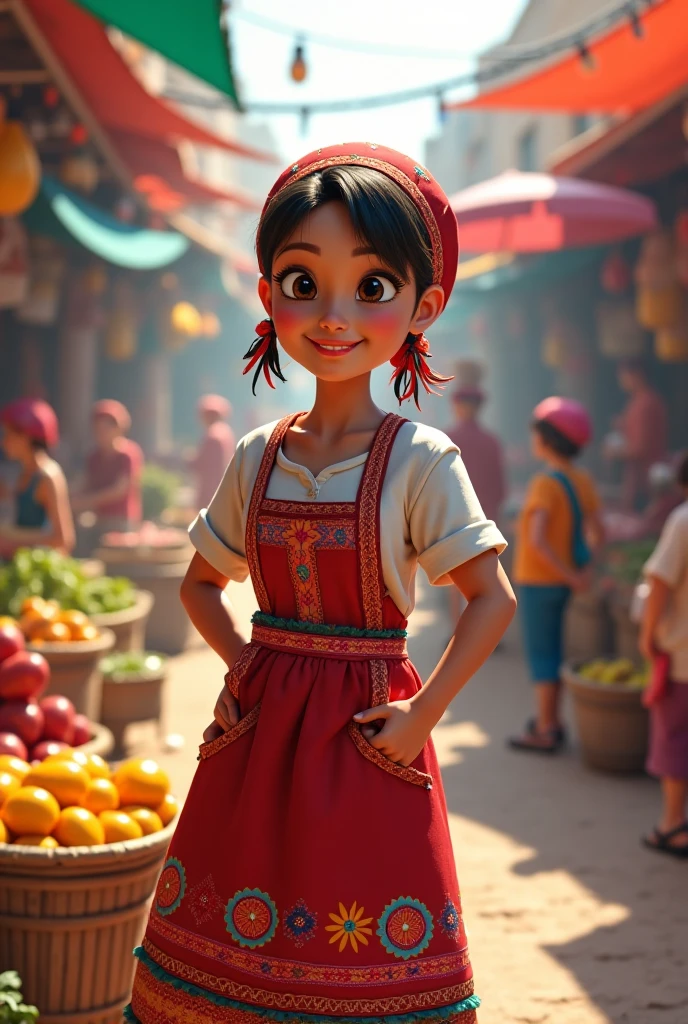 best quality, masterpiece, ultra high res, photorealistic, 1girl, offshoulder, smile, <lora:nezha_xx2:1>