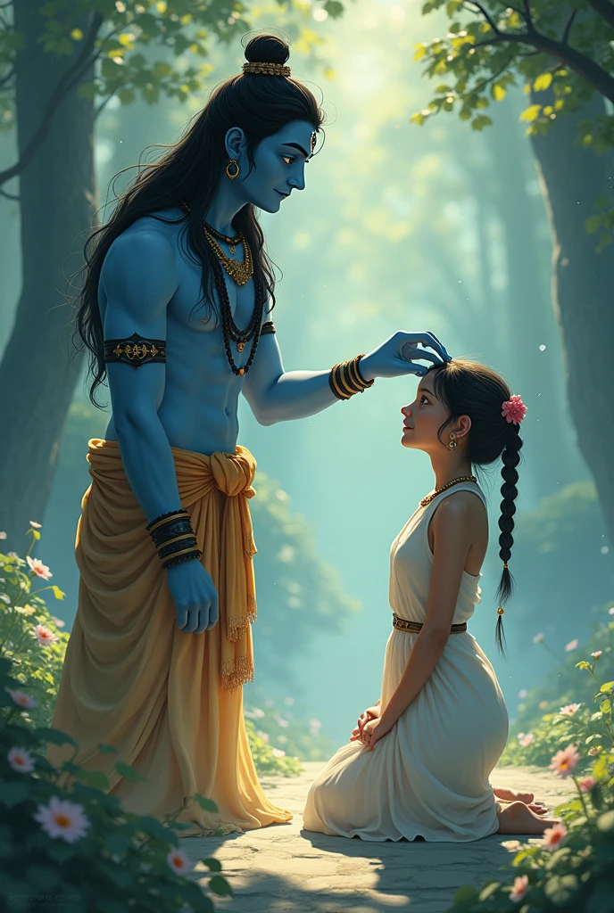 Lord Shankar asking ??? girl