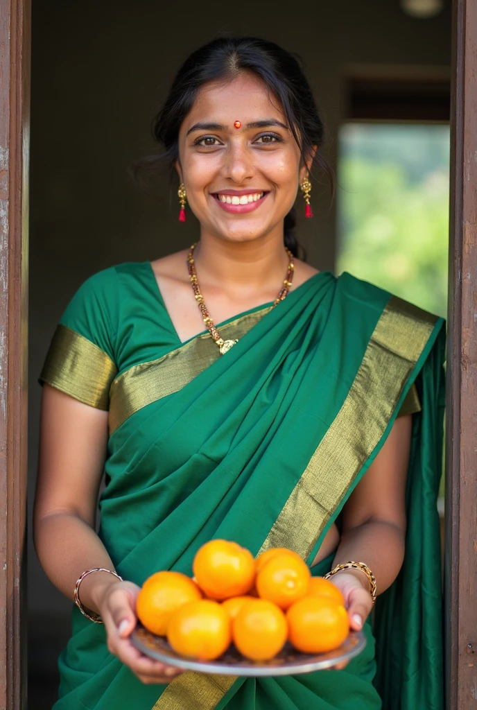 Indian A poor mother made a rabbit out of mangoes.