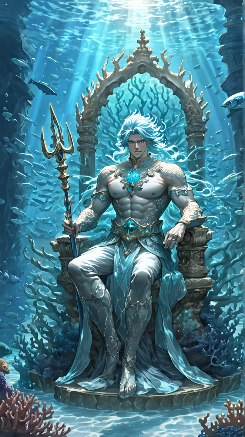 In the depths of the vast ocean, there is a majestic and mysterious sea mage named Hainas. As a sea mage, Henas holds the power and wisdom of the sea.
Henas was tall and robust, like a solid reef. His long hair fell to his waist, fluttered in the sea breeze, and he wore a crown made of shark fins on his head. His eyes shimmered in a deep blue, like the ocean, revealing his deep knowledge of the ocean. He is dressed in a robe decorated with the texture of the waves, and the robe is embedded with marine gemstones that shimmer.
As a Sea Mage, Henas can manipulate the forces and elements of the ocean. He can call for raging waves and huge tsunamis, lift the sea into the sky, or condense it into solid icicles. He is able to communicate with sea creatures and summon their help and protection.
The spells of Henas also include the ability to heal and purify the ocean. He is able to sense pollution and destruction in the ocean, using spells to convert pollutants into pure water and energy, saving injured sea creatures. He can create oases and shelters in the vast ocean, providing safety and shelter for helpless creatures.
In addition to manipulating the power of the sea, Heiners has extensive knowledge and wisdom of the sea. He is well versed in marine biology, currents and the laws of tides. He can predict changes in storms and waves, helping navigators safely navigate dangerous seas. He is also committed to protecting marine ecosystems and advocating for marine conservation and sustainable fisheries.
Heiners is a Master of the Sea who values peace and respect. He seeks to work with other sea mages and protectors to protect Shan --auto --s2