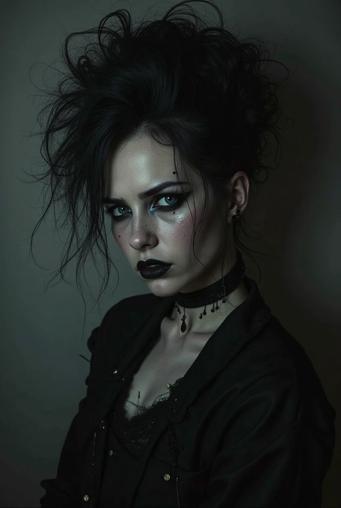 Hyper-realistic photo of a crow. 8K resolution and very very realistic. Hyper realistic style And gothic style