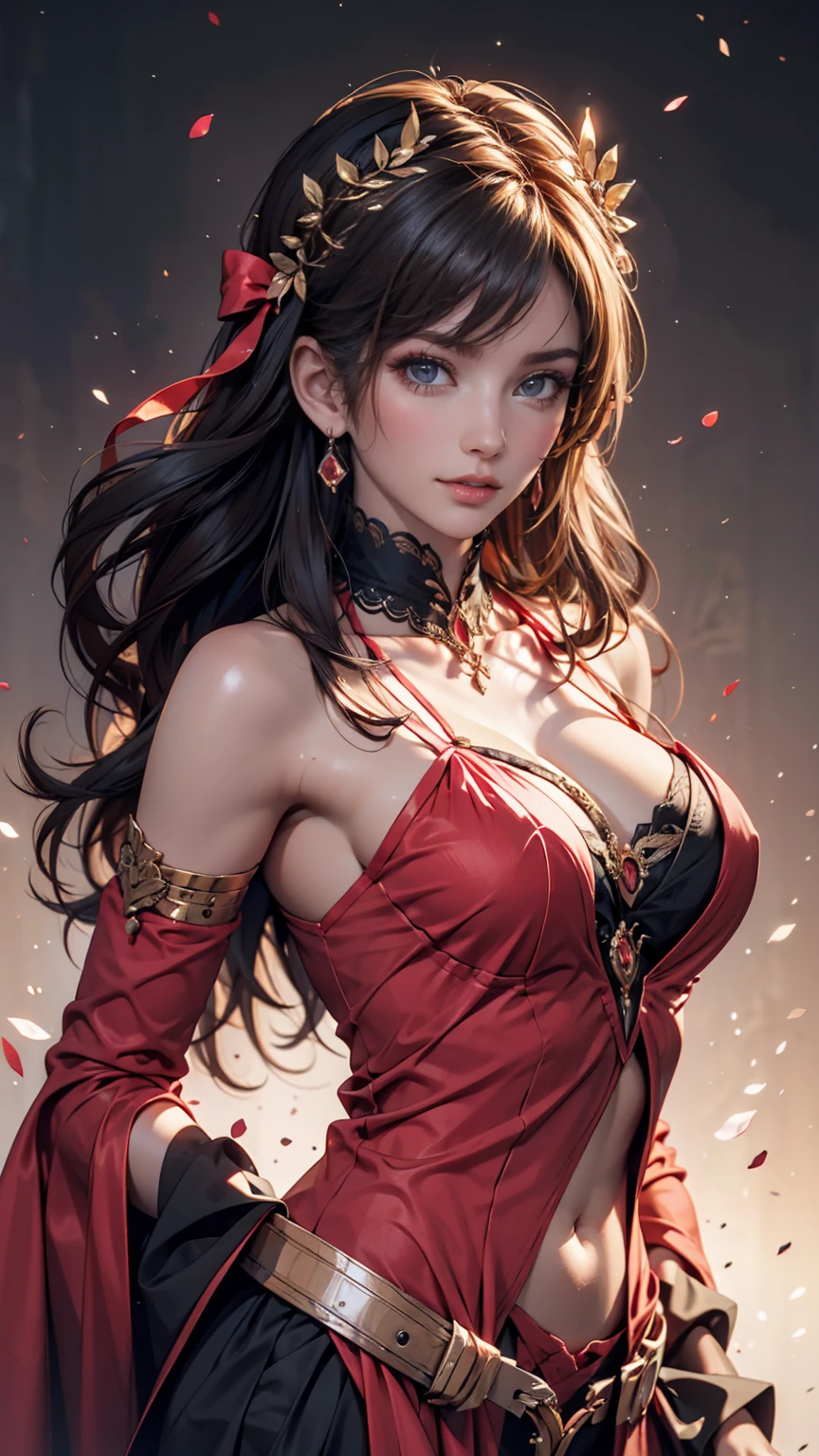 (RAW shooting, Photoreal:1.5, 8k, highest quality, masterpiece, ultra high resolution), Sengoku, Japanese architecture on fire:1.3, Wars flaring up everywhere:1.3, perfect dynamic composition:1.2, Highly detailed skin and facial textures:1.2, Slim female samurai with a sharp Japanese sword:1.3, Fight:1.2, beautiful and aesthetic, cute and sexy beauty, perfect style:1.2, wear elaborate rings, fire, water, Wind, thunder, ice, Fair skin, very beautiful face, (Medium chest, Chest gap), (embarrassing smile, The expression on your face when you feel intense caress, Facial expression when feeling pleasure), (Wearing a sexy Sengoku uniform:1.1, off shoulder), (beautiful blue eyes, Eyes that feel beautiful eros:0.8), (Too erotic:0.9, Bewitching:0.9), full body shot
