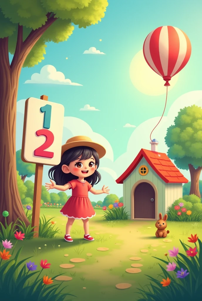A photo repressing entertainment and fun for   kid  cartoon themed and having a play card of  Kiddie Delights  