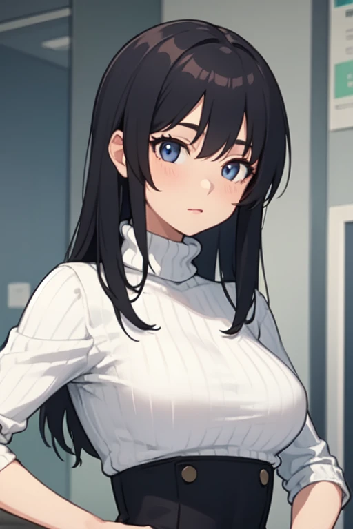 Wearing knitted clothes