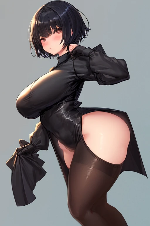 Juri, ass, black lingerie, suet, angry