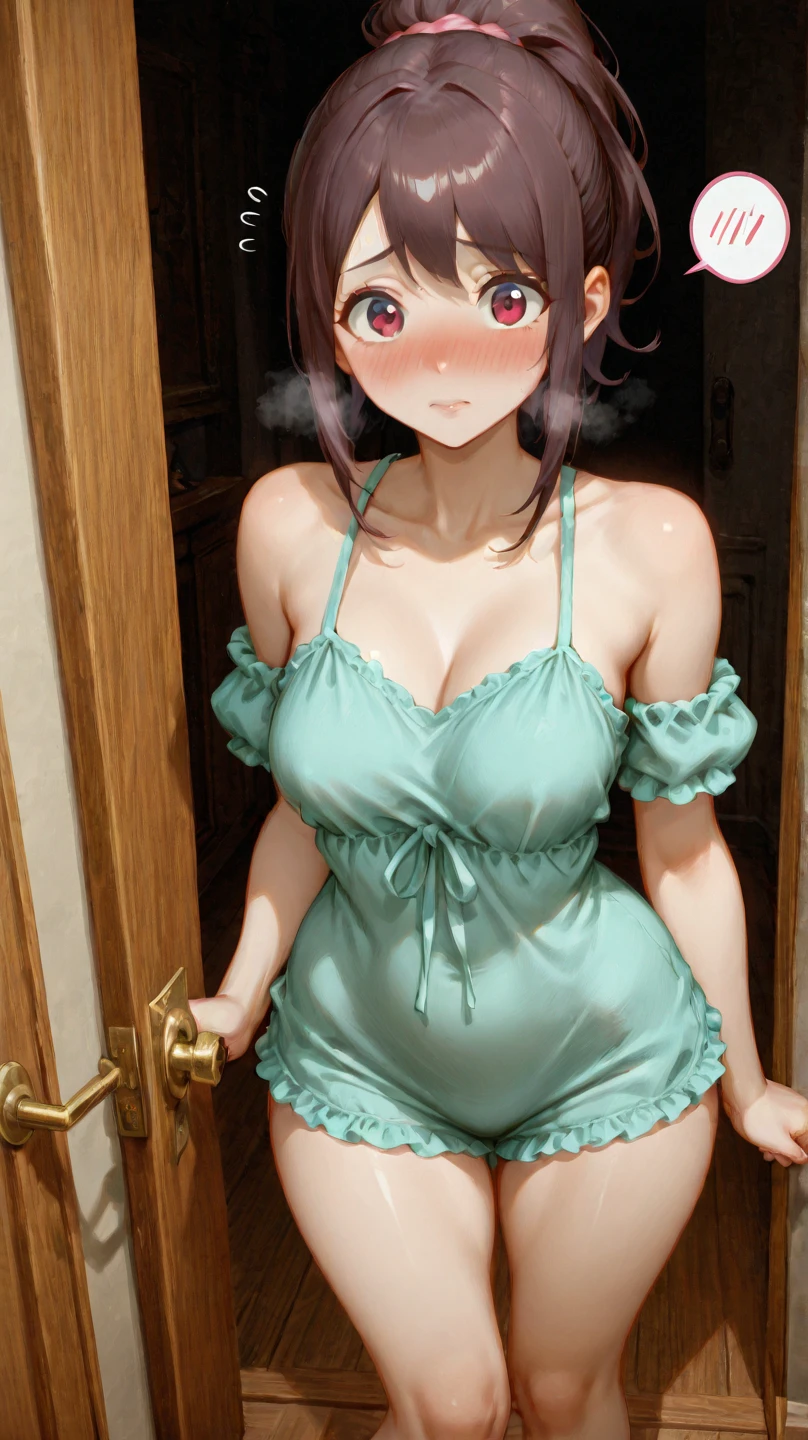 1 girl, solo, solo focus, cowboy shot, People photography,, bob hair,Half Aqua, Half Green, ((brown hair)), (Yellow hair), (gradation hair :1.5), Curly/kinky hair, ((pink eyes)), Super detailed細な目, that&#39;s why, (Caramel Black Skin:1.1), (Small TI quality, Super detailed,bedroom,show one&#39;s side,hide the chest with your hands,Barely,open your legs,Massage(´-｀*)ﾍ(´∀｀ﾍ)ﾓﾐﾓﾐ