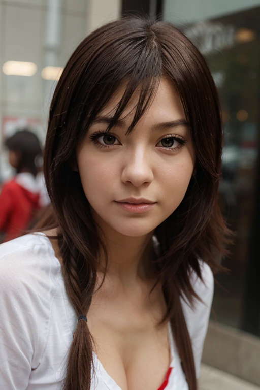 foreigner、full body esbian、breast enhancement、young girl pictures、Too many model shoots、brown haired、short hair、(look at the audience:1.2)、(detailed pupil:1.3)、(natural soft light)、(attractive)、 [:(film grain、25mm、f / 1,2、degrees of freedom、Bokeh、beautiful features、super dense skin、perfect shining eyes、skin pores、Soft bristleuscle tone and clarity、fabric stitching、fabric texture、bare wood、stone texture、clear pupils、prominent marginal ring、 high contrast eyes、Detailed features:0.7):0.7]、running
