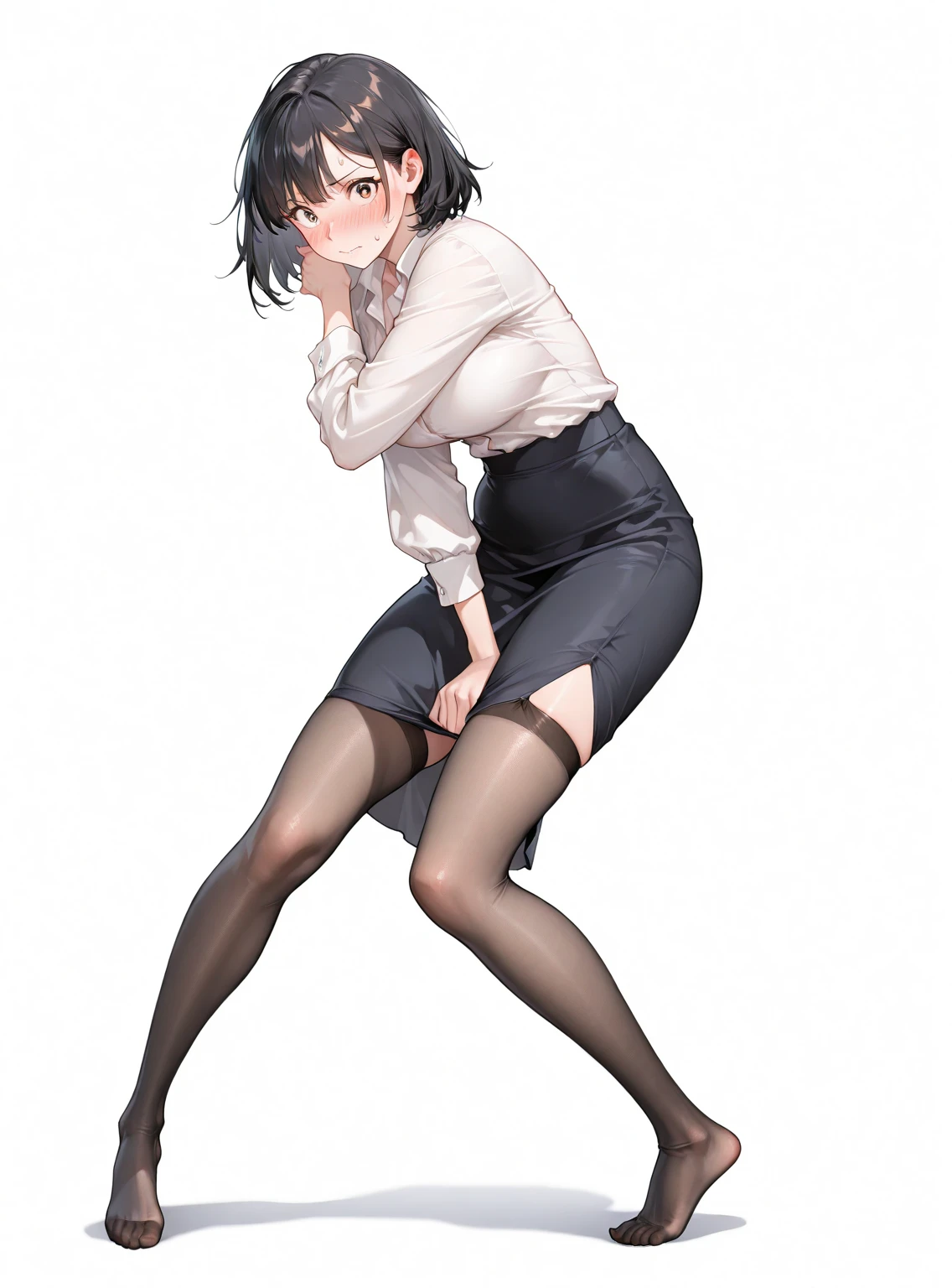 (masterpiece), (best quality), (ultra-detailed), (best illustration), (best shadow), (absurdres), Female, 25 years old, looking at viewer, steam, shy, nose blush, nsfw, medium breasts, nude, o-face, climax, tongue, cum, cum in mouth,