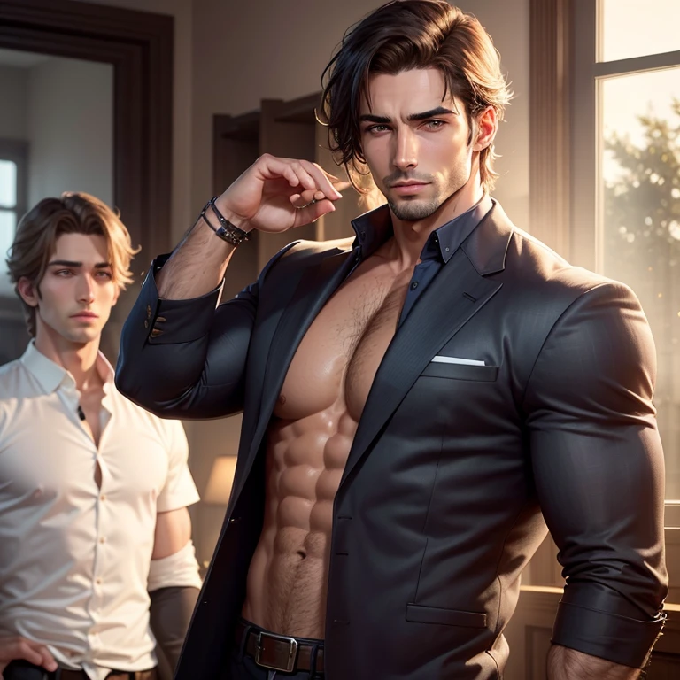 (handsome man: 1.4), Young men,college age,wearing a white shirt, The center, the middle part, the nucleus, 精致的面容, skin fair, 8k hd, Nobody threw it away, Master masterpiece - high quality images, exotic