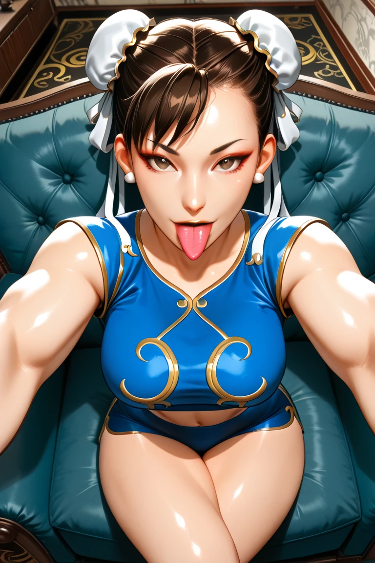 (16 K, Raw photo, Best Quality, masterpiece:1.2), (High resolution, Photorealistic:1.3), ((1girl in, Solo)), (Mature Chichi:1.1, MILF face:1.1, torn yellow_China_Dress:1.5, Purple_neckerchief, chichi, Black_Eyes, Black_hair, updo hair, hair_Bun:1.2, Huge_breasts, nipples, Jewelry, earrings, Ponytail, torn Yellow Chinese_Clothes:1.5), Professional Lighting, Lens 135mm, (abandoned hut:1.3, Dark atmosphere:1.1), Detailed face, Detailed skin, Beautiful lips, (Perfect slim body style:1.1, Full body shot:1.1, laying down and open legs on the sofa:1.35, yawn and closed eye:1.55, tentacles fuck her vagina:1.75, Exposed shaved armpits:1.15, Overhead view:1.25), badhandsv5-neg, High detailed skin,