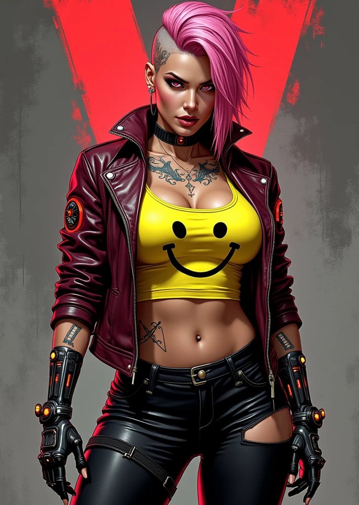 <lora:BurnSmokeWorld:1> (BurnSmokeWorld:0.95) 1girl ,( short blonde hair:1.2),walking in forest with punk style shorts , red bra smiling <lora:more_details:1.6>