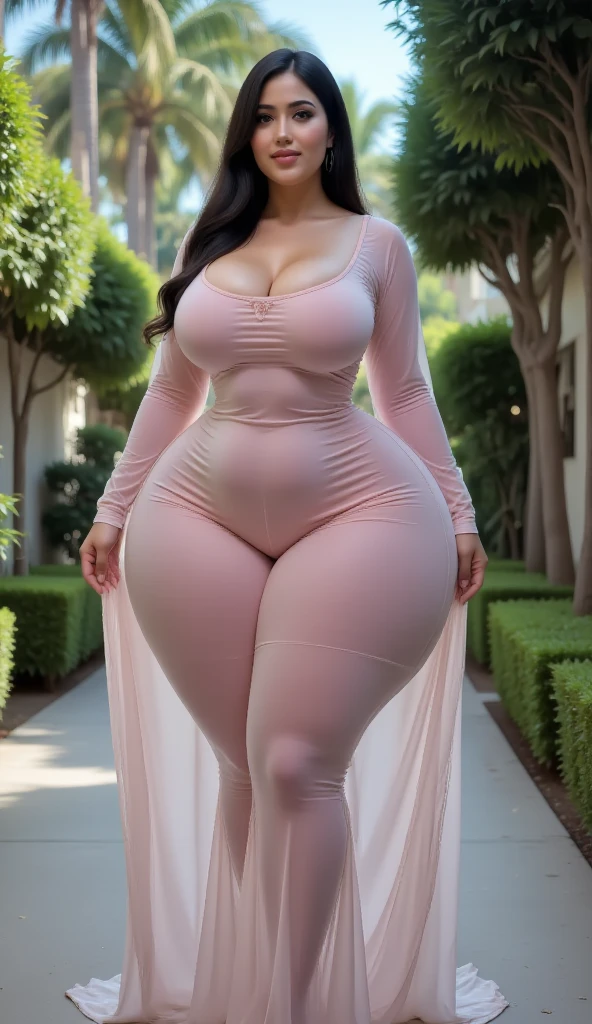 ((best quality)), ((masterpiece)), (detailed), perfect face, araffe woman thick and thight long pants posing for a picture, curvy model,, curvy hourglass figure, sexy longest hand t-shirt, thicc, beautiful full body shot, soft curvy shape, in a longest hand t-shirt, a beautiful woman , bbwchan, , armpits, there is a old woman posing in a dark room with a maroon burka clothes , 43 years old, thick body, beautiful thick female, wide hips, thick legs, she has a jiggly fat round belly, thick thighs, curvy hourglass figure, thicc, curvy model, widest hips, hyperrealistic full figure, bbwchan, voluptuous body, thick, tattooed body, tattooed hands, hena on arm, hena in belly, Burka girl, muslim clothes, 43 years old woman. Burka chubby woman, chubby cheeks, wearing a sneakers, bob hairstyle, thick neck, short neck, there is a woman random pose red-brown hijab, bbwchan, thicc, brown hijab outfit, brown hijab fashion model, korean girl, korean woman, wearing brown robe, full length shot, alluring plus sized model, japanese goddess, clothed in hooded, voluptuous and arousing, portrait shot, curvy model, voluptuous body, wonderful, nene tanaka body , bbwchan, The overall atmosphere is smooth , haunting illustrations, extremely high-resolution details, photographic, realism pushed to extreme, fine texture, 4k, ultra-detailed, high quality, high contrast, red sneakers , cold atmosphere ,, 8k resolution , ultra-detailed resolution , wearing long thight pants, random pose with full body , full body, diamond necklace , wearing a watch , thick arm, thick cheeks , wearing a gold Bracelet