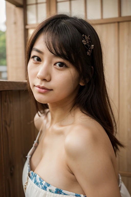 ((masturbation:1.4)).((Highest quality、、、明るいBrown Hair、Tie your hair up、at night、Gentle indirect lighting、Large breasted women、Sex in the bedroom、naked、masterpiece:1.3))、1 woman, 36 years old、Slender beauty、Beautiful woman、smile、 (Slim face and body, (Brown Hair), (Shortcuts),、smileの美しさ、