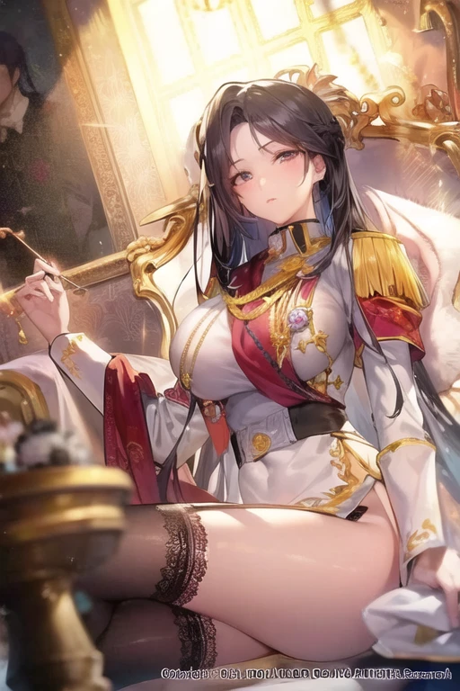 Neko girl with brown skin and dark brown eyes, with big and round breasts, Moaning and get fucked, With feminine clothing in the Genshin Impact style