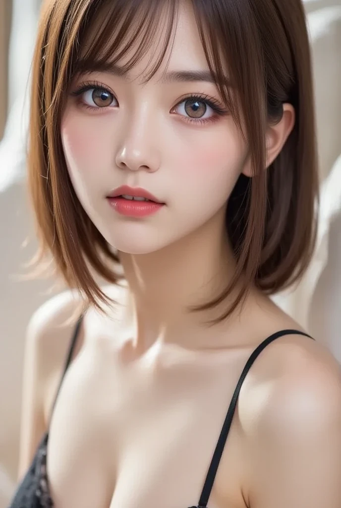 Short Bob Hairstyles、(8K, Highest quality,masterpiece,Highest quality,Highest quality:1.3)),(Embarrassing,Sparkling eyes,Apply blush all over the face:1.3),Browsing Caution,Small breasts:1.3,(((She wears pink-rimmed glasses))),(Dynamic Angle,Dynamic pose:1.1),Nude Actress、Nude Model、全naked、Her plump thighs are revealed、Her embarrassed expression as she begs for sex is cute、A beautifully sculpted body、Highest quality, masterpiece, Ultra-high resolution, (Realistic:1.4), RAW Photos, The most famous Japanese idols having a great time at the night pool, (Variety of faces, Very cute face, Very beautiful face, Very childish face, Very sexy face), They all have such beautiful big eyes, Very beautiful hair, All the skins are very beautiful, Very beautiful long eyelashes, Very beautiful lips, Revealed thighs、Hairy pubic hair、Pubic hair is coarse、Sweaty、Temptation Pose、Tears and confusion、Breasts are beautiful、For plump, moisturized skin、Small bust、naked、