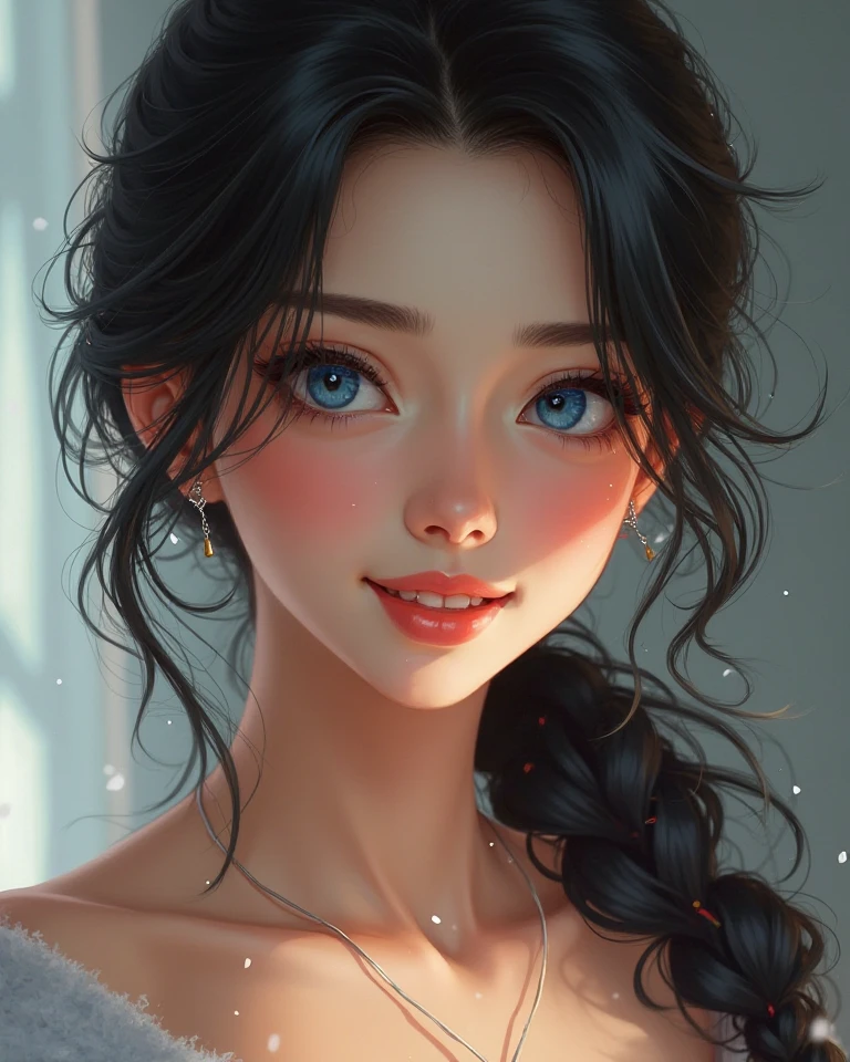 (High resolution,masterpiece:1.2),(Realistic:1.37)"(Highest quality, High resolution, Very detailed, Realistic), ((Disney's Snow White:1.3)), (Old-fashioned smile:1.1), Detailed facial features, Long and graceful neck, Brunette, Red ribbon, (Disney's Snow Whiteの衣装:1.3), Calm and graceful posture, Soft and delicate lighting, Classical Oil Painting Medium, Vibrant colors, Delicate background with floral motifs", Dreamy atmosphere, Surrealism,Mysterious Aura