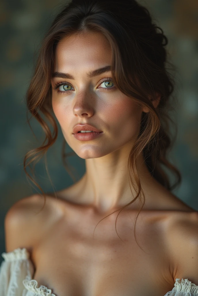 ((pale skin)), ((pearl skin)), (((full body))), olsen01, ((look camera)), portrait of ((stunningly attractive)) a sexy woman ((perfect feminine face)), intricate, 8k, highly detailed, (extremely detailed CG unity 8k wallpaper), ((square jaw)), (well defined jaw), (downturned lips), (detailed anatomy), Hyperrealistic full shot body image, trending on CGSociety, Intricate, High Detail, Sharp focus, dramatic, volumetric lighting, digital painting, intense, modelshoot style, (extremely detailed CG unity 8k wallpaper), full shot body photo of the most beautiful artwork in the world, pearl skin, professional majestic oil painting by Ed Blinkey, Atey Ghailan, Studio Ghibli, by Jeremy Mann, Greg Manchess, Antonio Moro, trending on ArtStation, photorealistic painting art by midjourney and greg Rutkowski