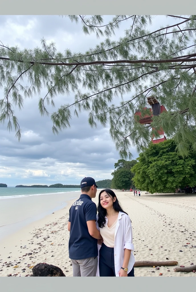 there are two people sitting on a bench in front of a flower garden, flowers sea everywhere, the ocean in the background, paradise in the background, with ivy, vacation photo, 🤬 🤮 💕 🎀, 4k post, 4 k post, lovely couple, ocean in the background, exclusive, flowers in background, sitting with flowers, with flowers, Cartoon like fatty man