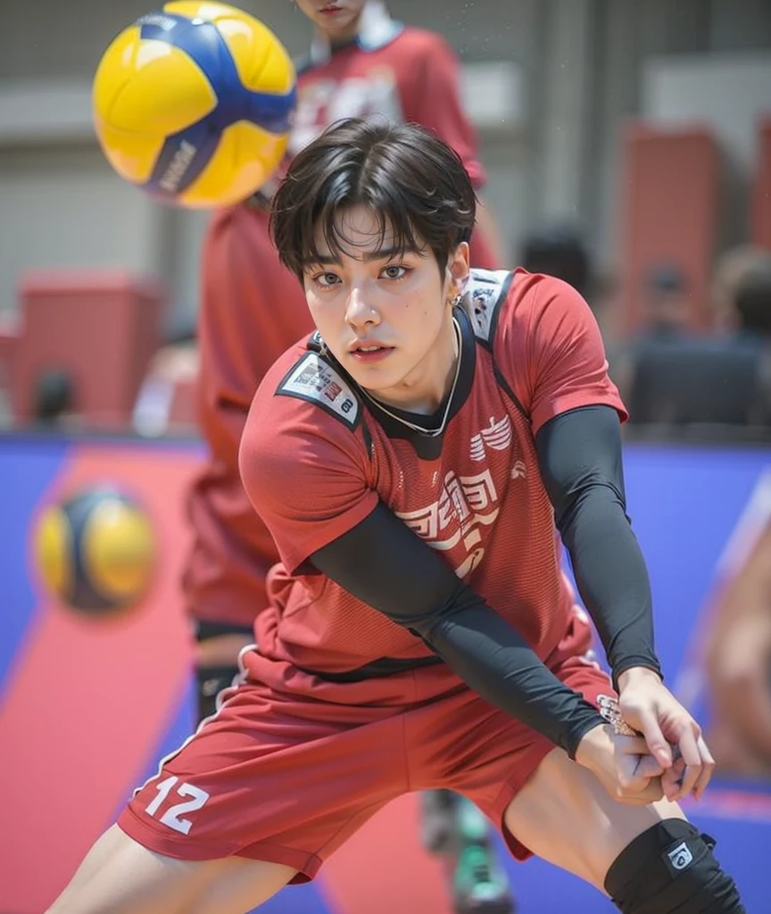 Han Jisung com camiseta do flamengo, Han Jisung, Han Stray Kids, Skz, Stray Kids, Han, Jisung Han