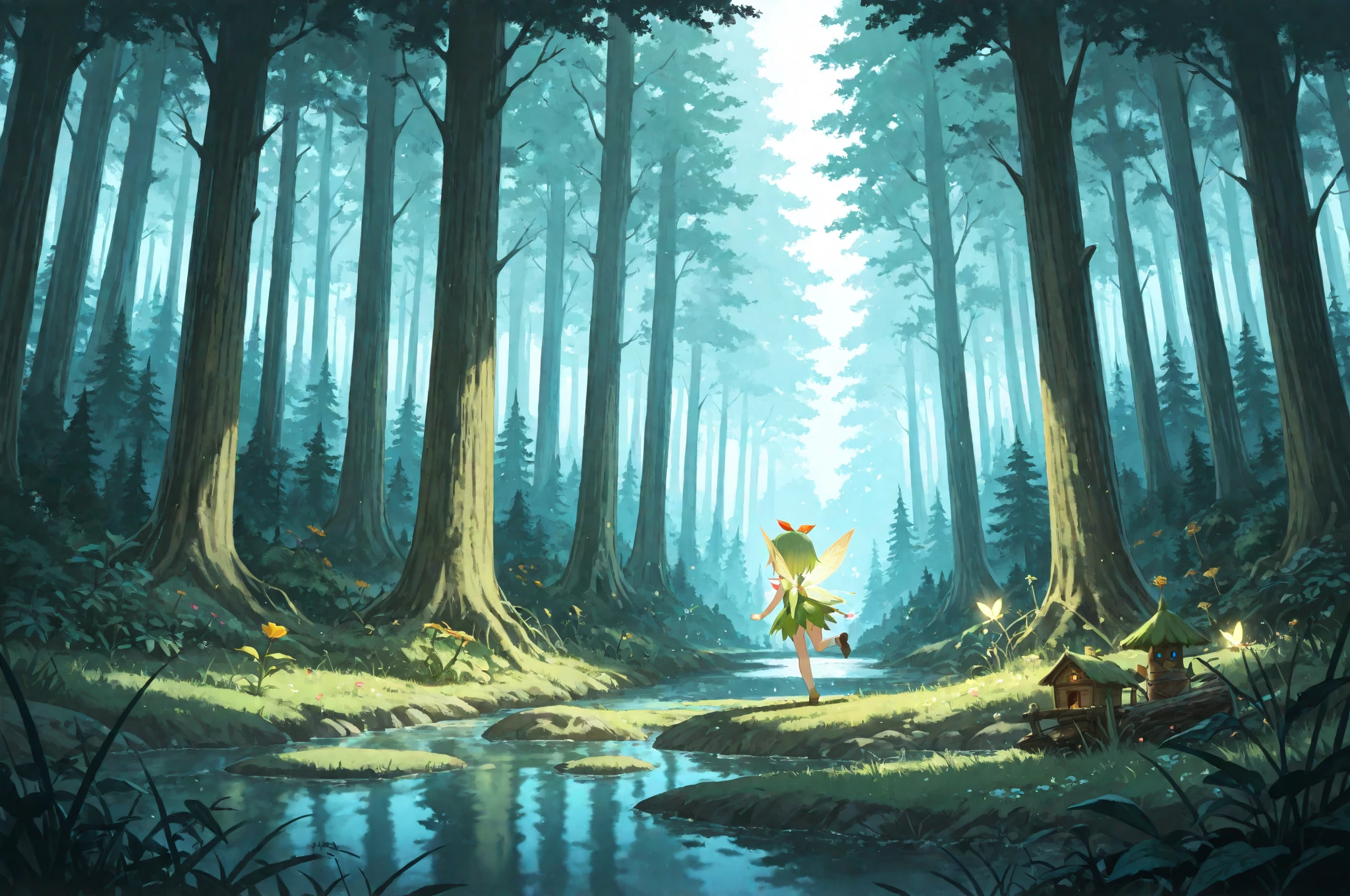 Little fairy, big forest