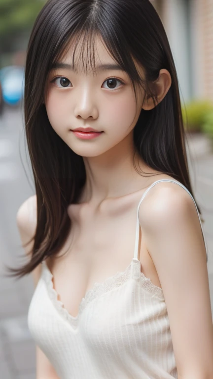Best quality, RAW-фотографии, Photorealistic, face, Incredibly ridiculous beautiful girl, Cute, long hair, Depth of field, a high resolution, ultra Detail, Detail, Very Detailed, extremely Detailed ass, Brave Girl, realistic girl,sharp focus, cinematic lighting, flat breasts, average breasts, average ,( average bust: 1.4), average bust, (Slim, average , flat, average ), Slim, delicate and sexy collarbone,)) naked