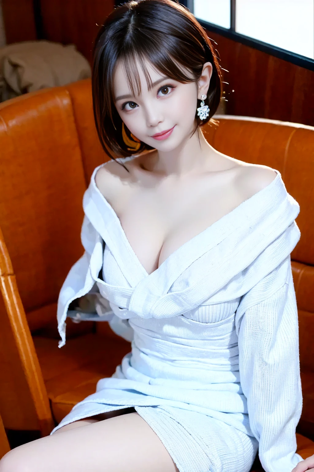 (8k、RAW Photosgraphy、Highest quality、masterpiece:1.2)、(Realistic、Realistic:1.37)、Ultra-high resolution、One Girl、cute、alone、Are standing、date、(Nose redness)、(Laughter:1.1)、(Closed)、Huge 、Beautiful Eyes、(short hair:1.2)、(((noon),School,corridor,female teacher)))、Cleavage、Perfect body、Perfect Fingers、Professional Lighting、Japanese Goddess、gravure、Detailed face and skin texture、fine grain、RAW Photos.Super Breasts.Handsome,Female tenderness,Porcelain-like white skin,White blouse,Rich suit,Red High Heels