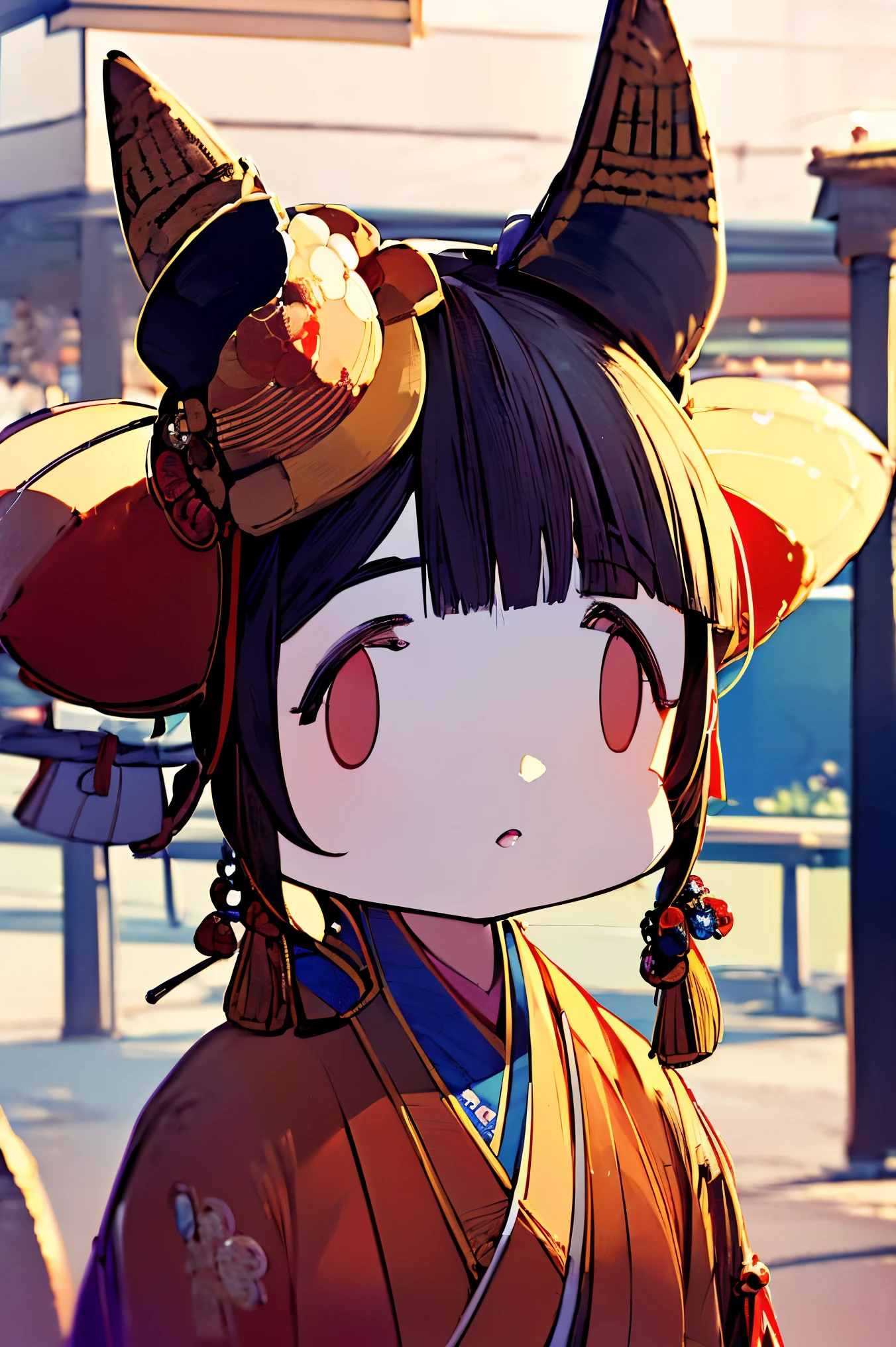(masterpiece:1.5),beautiful hair,Beautiful Eyes,beautiful lips,Beautiful slender body,Cleavage,(Konno Anna:1.2),(Riho Yoshioka:1.1),(random expression:1.3),(Riverside:1.4),bust illustration from the front,with Japanese Swords ,((((An Extraordinary Beauty:1.7)))),(((( kimono,fox ears,Taisho Romance:1.5)))),((19-year-old single woman holding a fish in her hand:1.1)),(accurately depicted anatomically correct hands:1.1)black hair,long lashes,Three-dimensional, jewel-like eyes,Very delicate and beautiful CG,2. 5D illustration, anatomically accurate body, (very precise illustration:1.1),(Outdoors:1.4), (wallpaper:1.4),8k