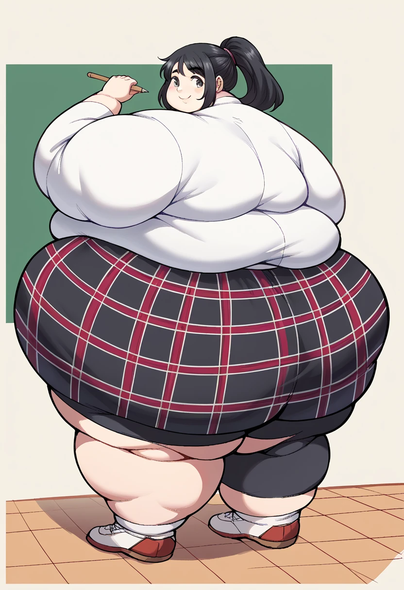 1 ussbbw otaku:1.8,1 skinny girl beside ussbbw,(8k, best quality, masterpiece:1.2),1 grandma,huge breasts, sagging breasts,Morbidly Obese,twintails,,nsfw,(ecstasy:1.3) ,(slut:1.2),(vulgarity:1.3),(fucked silly:1.1),(steam:1.1),(wet:1.8),(trembling:0.8),(tears:0.7) ,(drooling:0.6),(sweat:0.8),double chin:1.3,ssbbw,huge body,big body,bed room,(tall stature:1.2),(election of pink nipples:1.2),(steam:1.1),(wet:1.1),(trembling:1.1),immobile blob fattest,fattest arm roll,fattest leg roll,gothic-lolita,adult,tall,sad,siblings,Massive amounts of junk dusty food,(embarrassing:1.3),big size body scale:2.0,step on the scale,scale,body scale,Weight scale on 1 ussbbw girl,