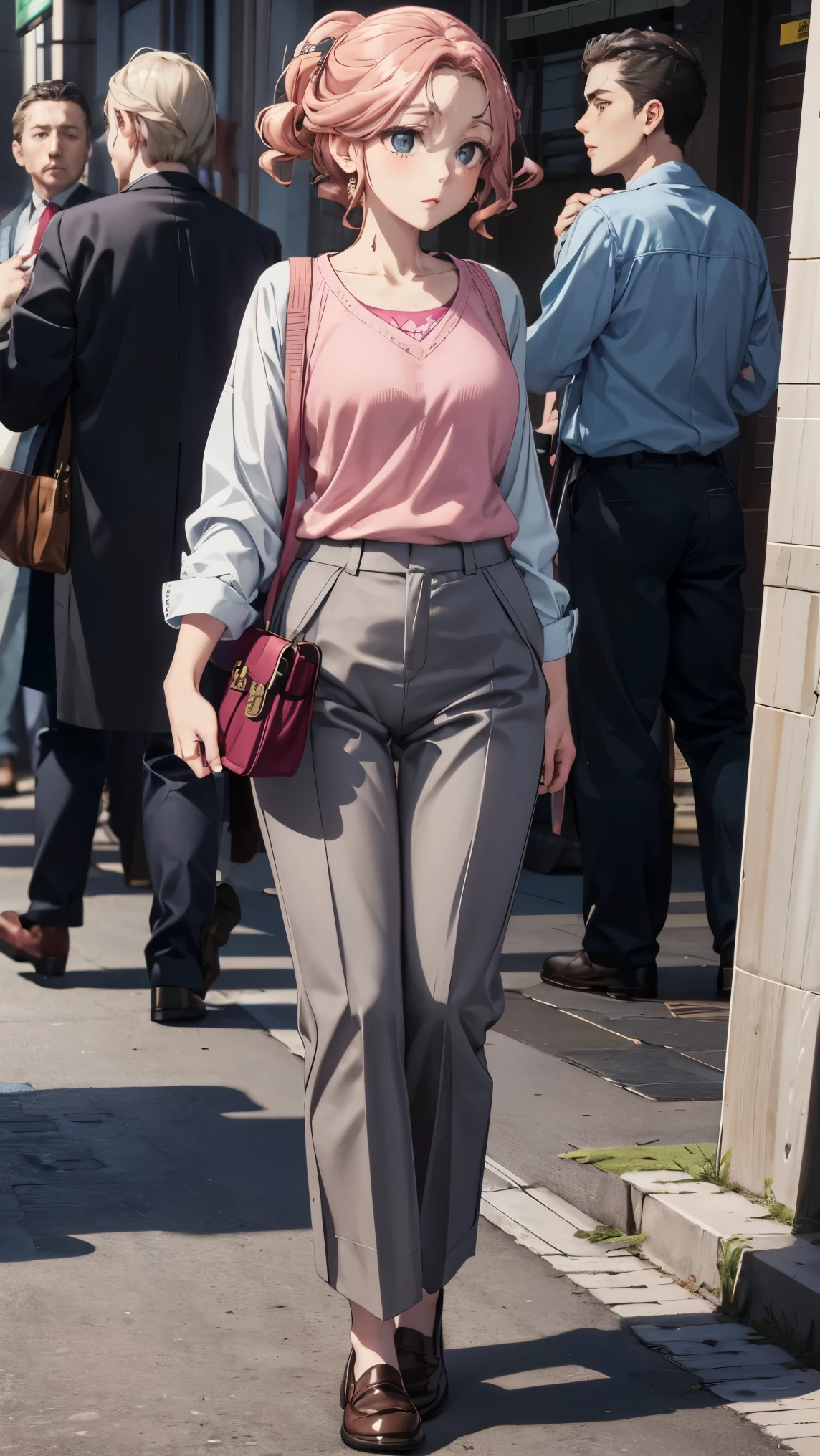 Lewd pam beesly, in short skirt and tight shirt