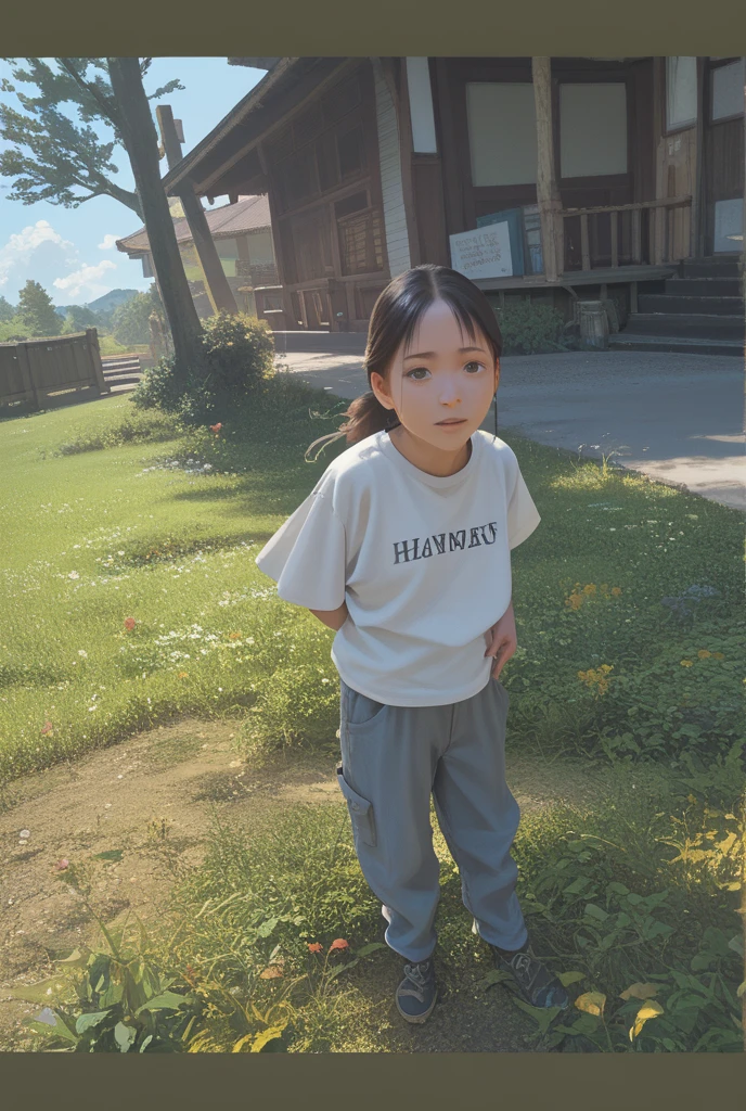 A small child stands on the side of the road with a balloon,Wait quietly for the traffic light