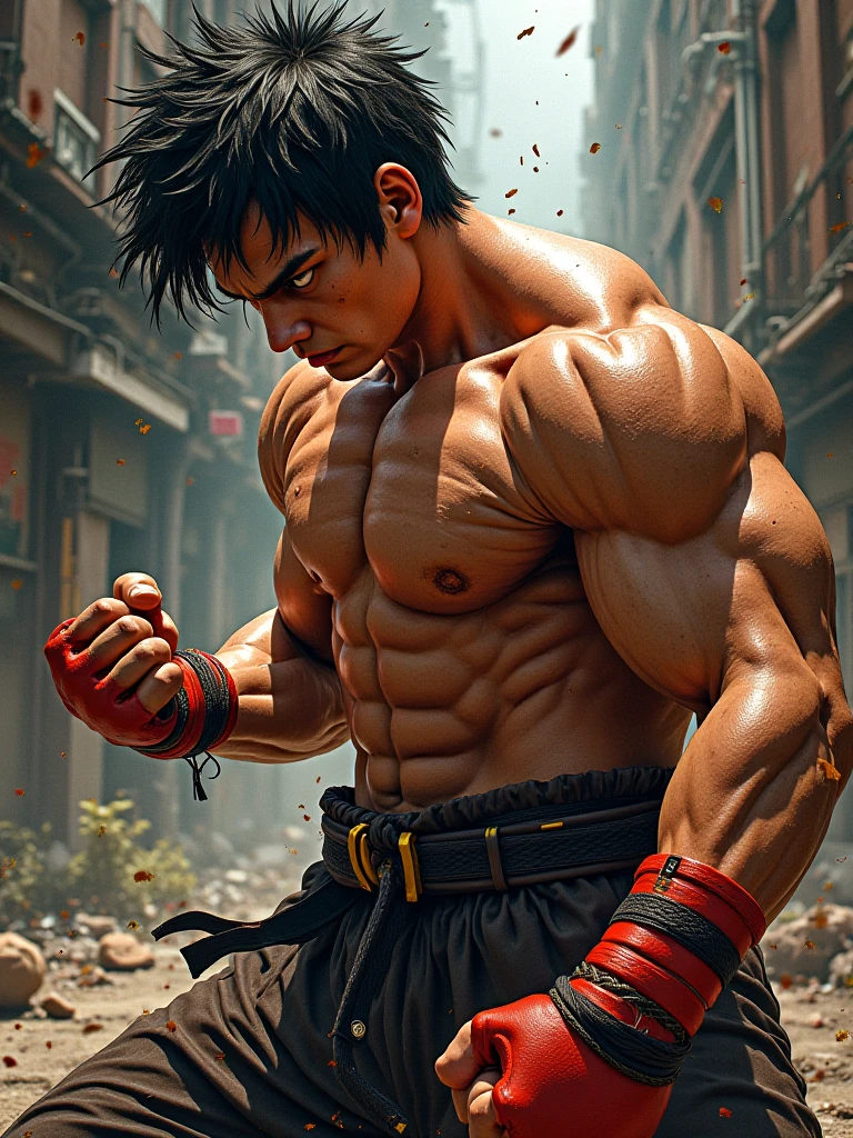 Jonggun in the comic series looksim is fighting on the streets