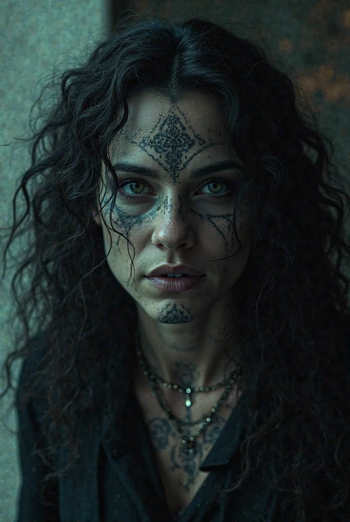 “”dark-priest” by Steve McQueen, 35mm, F/2.8, insanely detailed and intricate, character, hypermaximalist, brutal, ornate, beautiful, bodypaint, suffering, dreadful, gothic, terror, horror, revealing, disappealing, repulsive, grim, sad, hateful, hyper-realistic, super detailed, popular on Flickr”