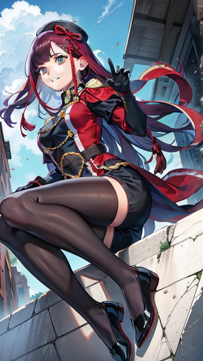 ((Highest quality、masterpiece、Anime Style、Highest quality、High resolution、8k、detailed、ultra-detailed:1.3))、Long legs、Sharp focus:1.2, Beautiful woman with perfect figure:1.4、(smile:1.2), double eyelid、30-year-old woman、Sexy pose、((((Shut your mouth.、One Woman)))),The background is tokyo、アヘ顔,