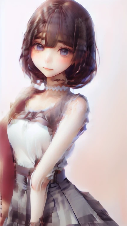 highest quality、One Girl、Blue Eyes,　Expressive blue eyes、Young realistic anime girl、Realistic anime art style、Sensual and seductive look and style、　
