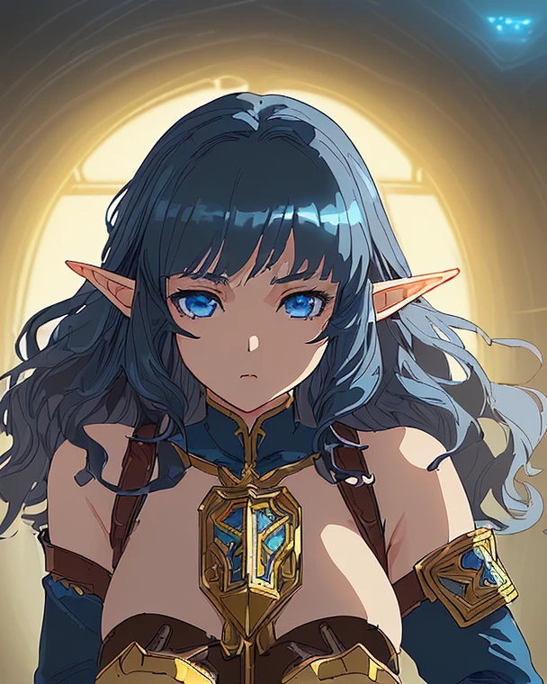 (((from above:1.3))), Clear skies、absurderes:1.2, Unity 8K Wallpaper, Masterpiece, detailed hair, Realistic face, high detailed eyes, Realistic skin feeling ,high detailed eyes, highly detailed, realistic glistening skin, detailed background, realistic, oily skin, (high-key lighting、Front Light), (solo, sexy ,25 year old elf, bikini+armor:1.3、medium breasts), curvy、panicked look, fantasy、purple hair
